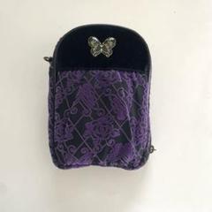 ANNA SUI 紫色 花柄 電子タバコケース