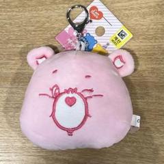 ★韓国限定 CareBears ケアベア ぬいぐるみキーホルダー ピンク★