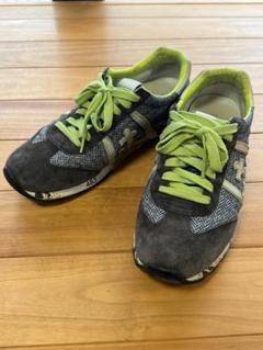 PREMIATA スニーカー 483 グレー グリーン 26cm サイズ41