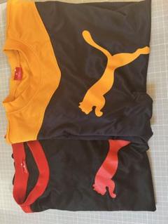 Puma 半袖Tシャツ オレンジ/黒　2枚セット