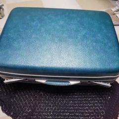 【メーカー直送】 USA製70年物Samsonite ハードケース 青緑色 - メルカリ バッグ