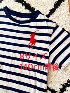 美品◎Polo Ralph Lauren ストライプ Tシャツ 8サイズのサムネイル