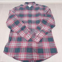 ✦フランネルシャツ 長袖 メンズ Mサイズ チェック 赤 黒 タグ付き