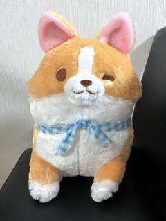 忠犬もちしば ででーんと超BIGぬいぐるみ こむぎ コーギー 新品 可愛い 匿名
