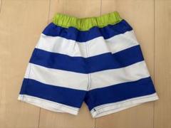 男の子 水着 80cm 青白ストライプ【未使用】