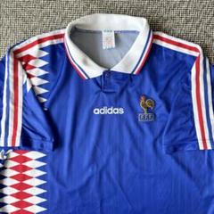 【襟付きモデル】フランス代表 ９４／９５（H）アディダス　サッカーユニフォーム 襟付きモデル】フランス代表 94／95（H）アディダス - メルカリ