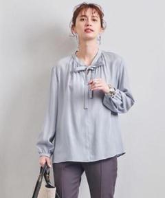 美品　ユナイテッドアローズ　近年　UBC ボウタイ ブラウス