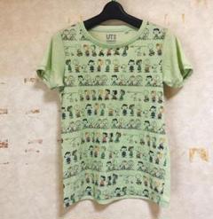 スヌーピー キャラクター Tシャツ ライトグリーン