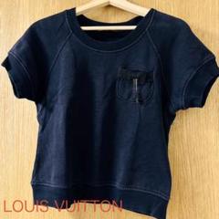 希少 ルイヴィトン 半袖Tシャツ スエット ブラック ショート丈 パドロック