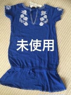 未使用☆レイアリス　ボヘミアンチュニック　ミニワンピース　140cm 青