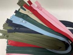 YKK 50cm オープンファスナー　7色10本