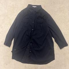 美品⭐️23区 シャツブラウス 七分袖 シアー感 ホワイト 大きいサイズ 44