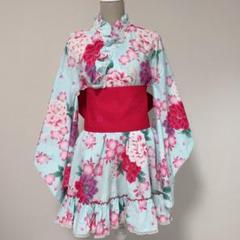 浴衣ドレス 160 姫ギャル 量産型 浴衣ドレス140 150 160 大人姫ギャル平成ギャルy2k 量産型地雷系