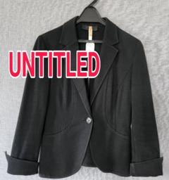 【値下げ！】UNTITLED 黒 テーラードジャケット M UNTITLED - レディース テーラードジャケット 黒 UNTITLED 新品