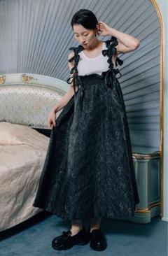 Amazon.co.jp: Bibiy. MIMI RIBBON SKIRT ビビィーリボン肩紐