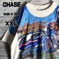 【USA製】CHASE レーシングTシャツ PEPSI 両面プリント　XXL