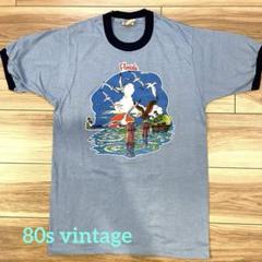 vintage★80s SCREEN STARS★FloridaリンガーTシャツ