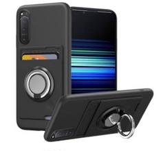 ‪☆Xperia5 IIケースSO-52ASOG02対応リング付シリコンカード