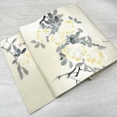 夏物　絽の塩瀬名古屋帯（大きな紅葉文）正絹美品 2025年最新】絽塩瀬の人気アイテム - メルカリ
