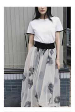 正規品⭐︎ZARA ZW COLLECTIONプリント柄オーガンザワンピース