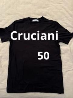 Cruciani ブラック Tシャツ サイズ50