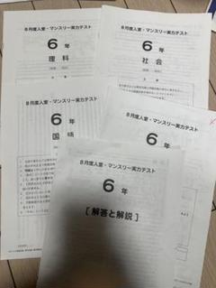 サピックス6年　2024年度版 マンスリーテスト17回　中古 2025年最新】sapix マンスリーテスト 6年の人気アイテム - メルカリ