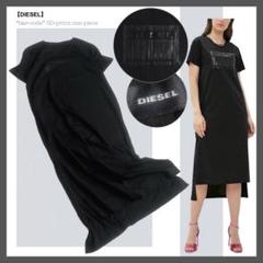 新入荷 完売品【バーコード柄／3Dラバープリント】ディーゼル／tシャツ ワンピース