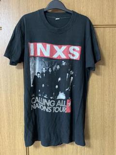 INXS 1991 グラフィックプリント Tシャツ　91年　アメリカ製　古着 INXS 1991 グラフィックプリント Tシャツ 91年 アメリカ製 古着