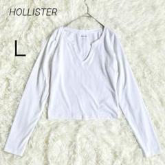 ホリスター Tシャツ カットソー ロンT 長袖 薄手 L