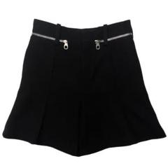 Chloe クロエ ウールクレープ ジップ ショート パンツ ボトムス ブラック