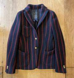 L'Appartement Lisiere タキシードジャケット 2Lサイズ ショートタキシードN014ネイビー TUXEDO STATION