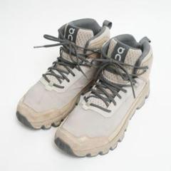 【美品】on スニーカー クラウドリッジ ハイカット ランニング 登山 25cm