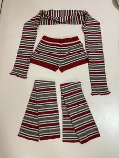 チャコット　ストライプのレッグウォーマーとショートパンツセット M m26538385162_1.jpg?1750068650