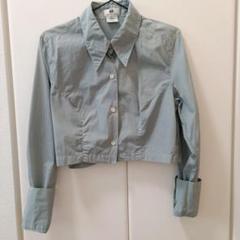 DRIES VAN NOTEN シャツ 42サイズ ブルーグレー　ビンテージ DRIES VAN NOTEN シャツ 42サイズ ブルーグレー ビンテージ 楽天