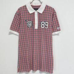 PEARLY GATES パーリーゲイツ 半袖ポロシャツ チェック柄　サイズ4