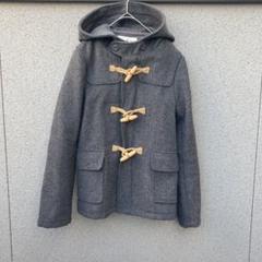 2309【Ready At Work】F♡ ダッフルコート フーディ グレー