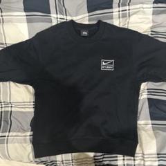 Stussy　ブラック　トレーナー Nike x Stussy ブラック トレーナー