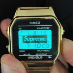 Supreme×Timex Digital Watch Gold - メルカリ