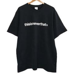 thisisneverthat ネバザ ロゴTシャツ 半袖 ブラック XL