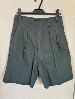 メンズ Sサイズ LOEFF グリーン グルカ ハーフ ショート パンツ2タックのサムネイル