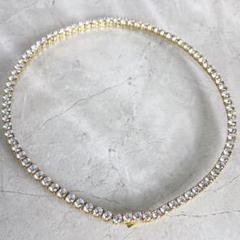 KRKC&CO ネックレス テニスネックレス ジルコニア