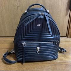 値下げ不可 FENDI フェンディ ブラック レザーリュック バックパック