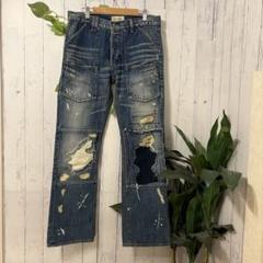 Bonds&Peace デニムブッシュパンツ ヒゲ ハチノス　 デニム リペアのサムネイル