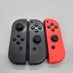 Switch　スイッチ　左　ネオン　レッド　グレー　ジャンク品 Joy-Con