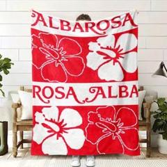 ALBA ROSA(アルバローザ)でかっハイビスカス☆毛布【150×200cm】
