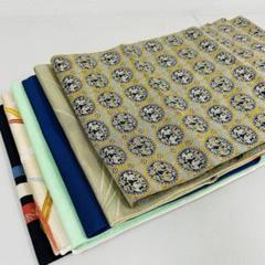 名古屋帯 正絹 18本 まとめ売り リメイク材料 S-450 名古屋帯 正絹 6本 着物まとめ売り 着物リメイク材料 着物 S