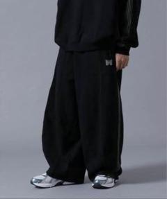 needles LHP 別注　24ss トラックスウェット　ブラック　L NEEDLES/24SS LHP EXCLUSIVE TRACK PANTS - POLY SMOOTH パンツ