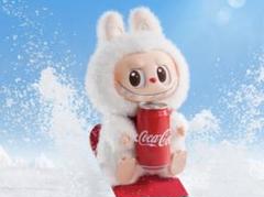 ラブブ　コーラ LABUBU 白　正規品　ポップマート　ぬいぐるみ　キーチェーン ラブブ コーラ LABUBU 白 正規品 ポップマート ぬいぐるみ キー