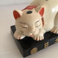 日光東照宮 土産/陶器/眠り猫/置物/福猫 縁起物 置物 インテリア