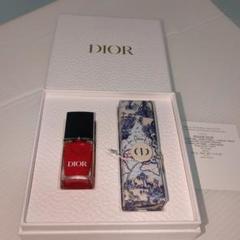 【新品未開封】非売品Dior ネイルカラー＆リップスティック セット 新品未開封】非売品Dior ネイルカラー＆リップスティック セット